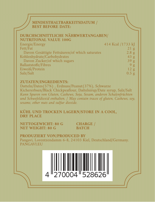 Beanbites Salty Peanut (80g) | Protein balls | Bean power